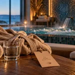 Balneo bassin arcachon : intérieur spa hôtelier avec bassin chauffé Parcours Marin