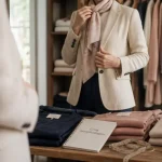 Conseil mode femme : 5 morphologies, garde-robe simplifiée devant le miroir