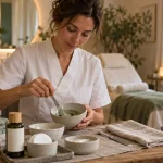 Beauté bio d or à Paris 12e : soin visage en cabine cosy d’institut bio